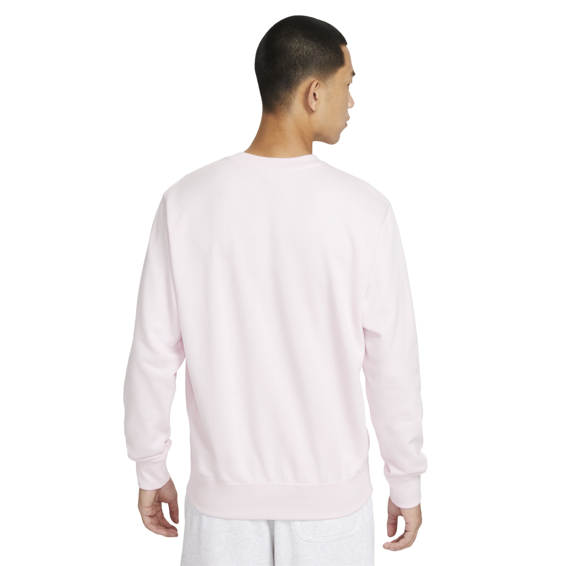 Nike Sportswear Club French Terry Crew Sweatshirt Asia Sizing 'Pink Foam' BV2667-663
