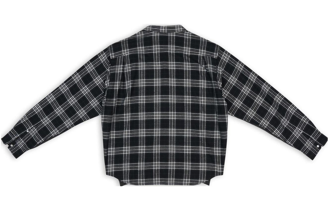 Balenciaga Hybrid V-Neck Shirt 'Anthracite Black White' 704271T41301163