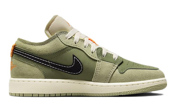 (GS) Air Jordan 1 Low SE Craft 'Sky J Light Olive' FD9092-300