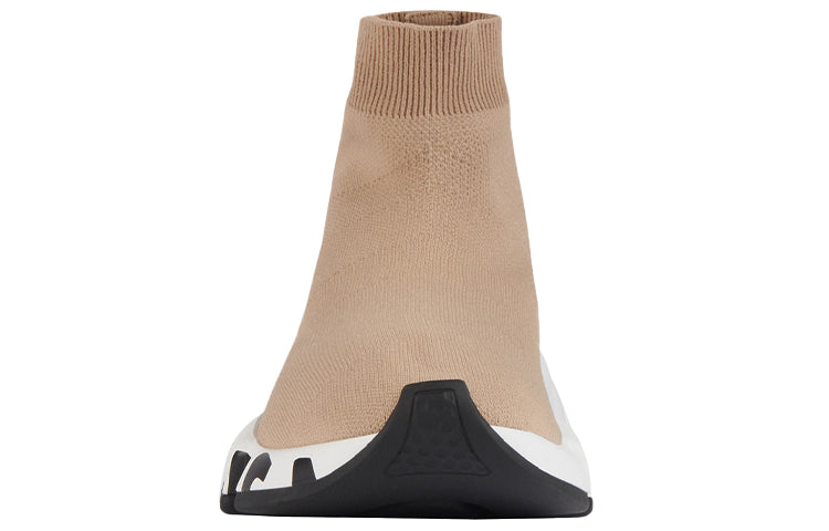 (WMNS) Balenciaga Speed Trainer 'Midsole Graffiti - Beige' 605942W05GE9791