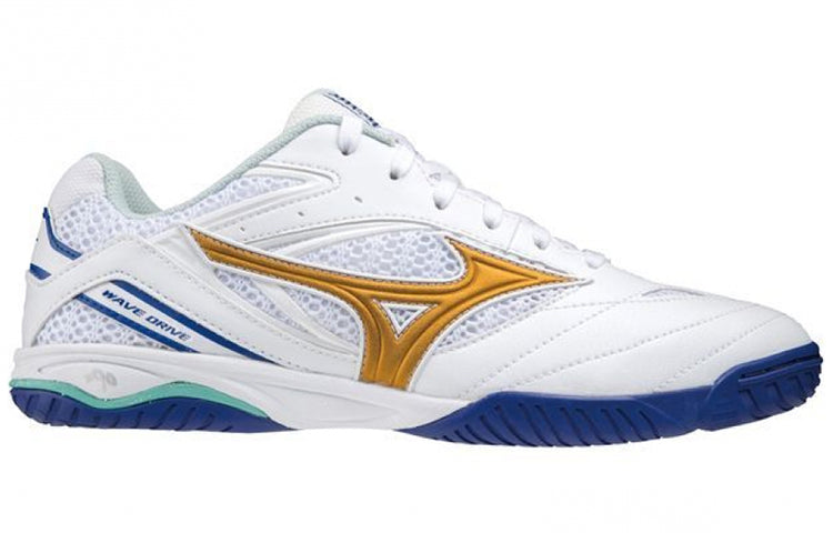 Mizuno Wave Drive 8 'White Gold Blue' 81GA170530