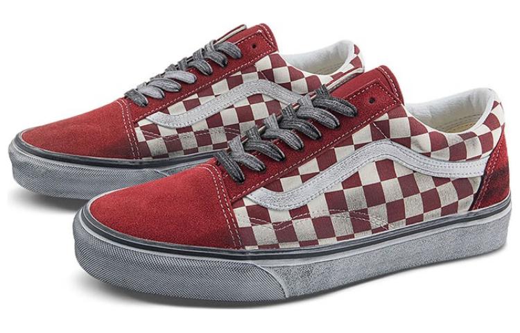 Vans Old Skool Stressed 'Check Red White' VN0007NTY52