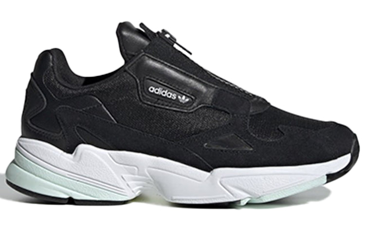 (WMNS) adidas Falcon Zip W 'Black White' EF2046