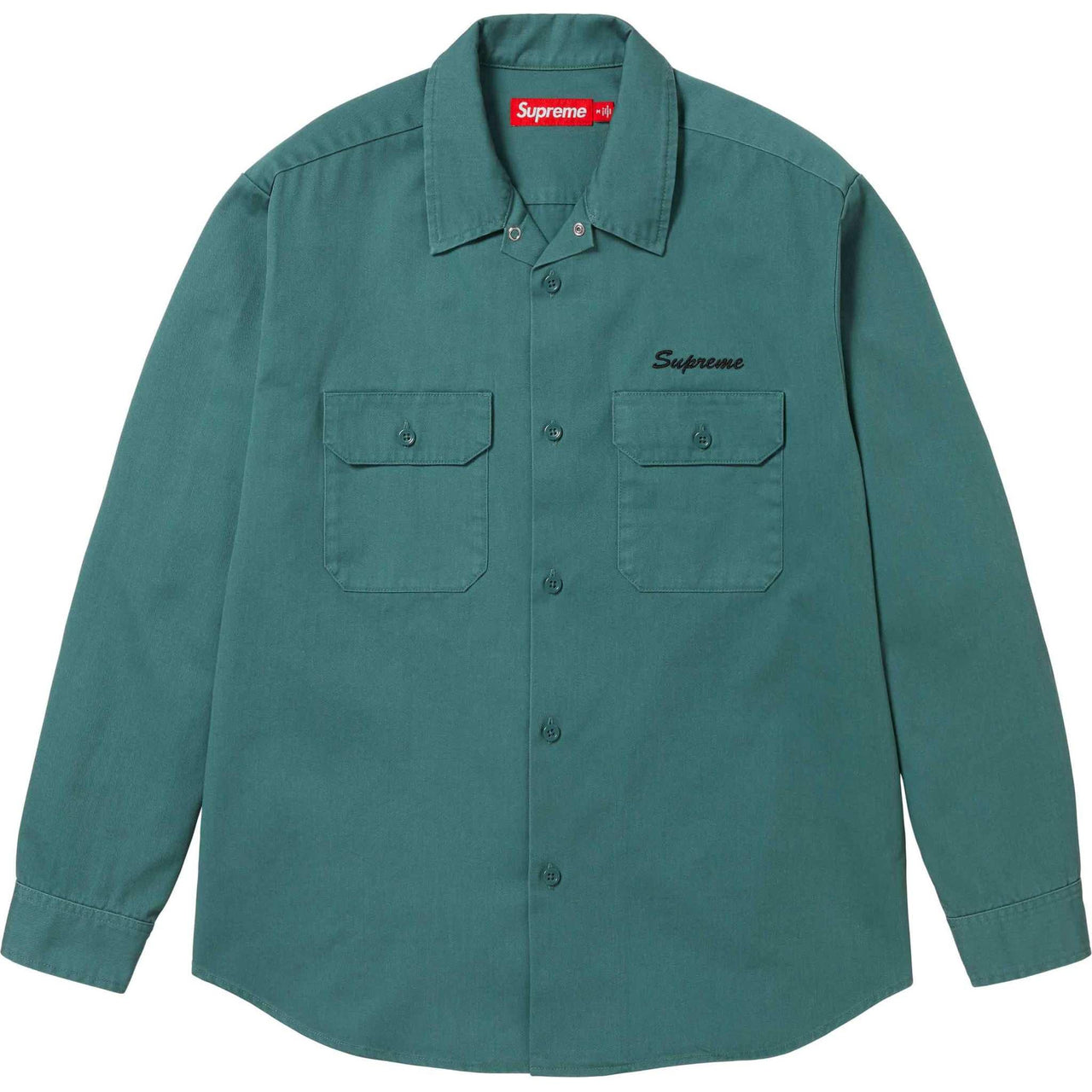 Supreme Our Lady Work Shirt 'Teal' SUP-SS24-181