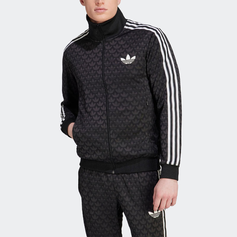 adidas originals Adicolor 70s Monogram Track Top 'Black' IP6982
