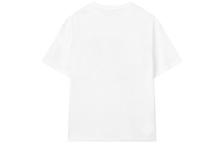 Men's FILA x Pepe Shimada Crossover Casual Breathable Printing Sports Short Sleeve White T-Shirt F11M133196F-WT