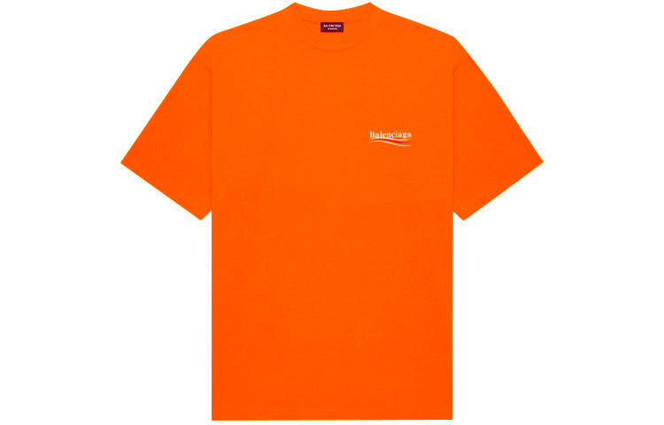 Balenciaga Large Fit T-Shirt 'Fluo Orange' 641675TKVE87073