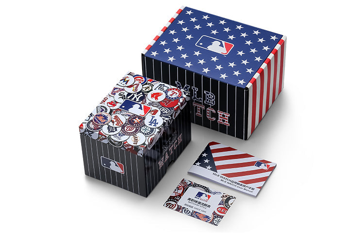 MLB Sports waterproof quartz Silicone Red MLB-D5002-4