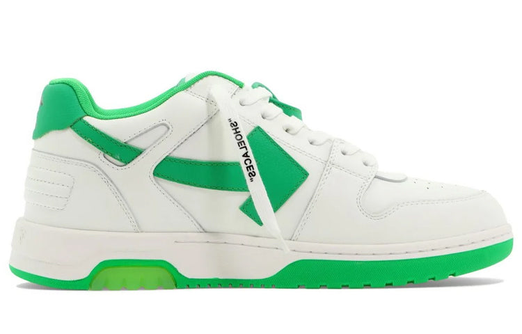 Off-White Out Of Office Low-Top Sneaker 'Green White' OMIA189S22LEA0010155