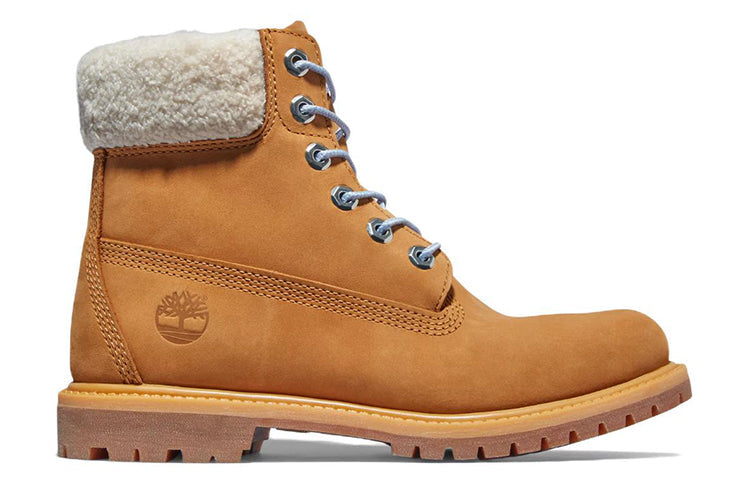 (WMNS) Timberland Premium 6 Inch Waterproof Boot 'Wheat Nubuck and Blue' A2JRC231