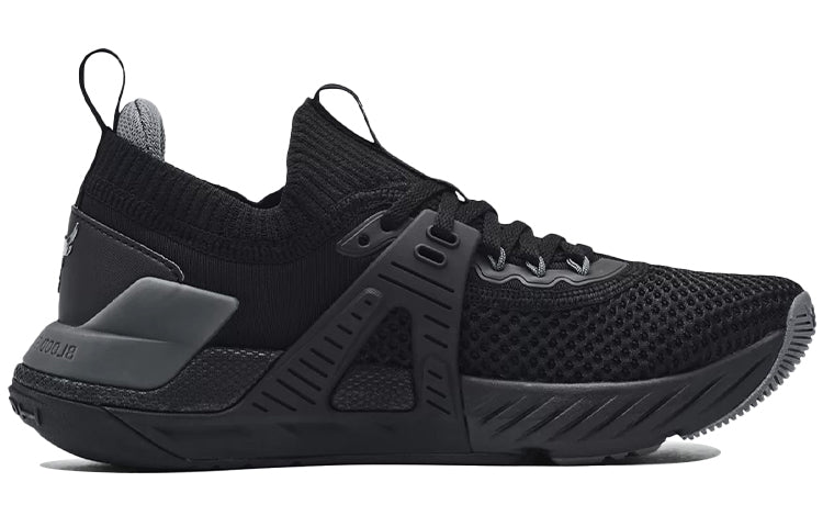 (WMNS) Under Armour Project Rock 4 'Black Pitch Grey' 3023696-002