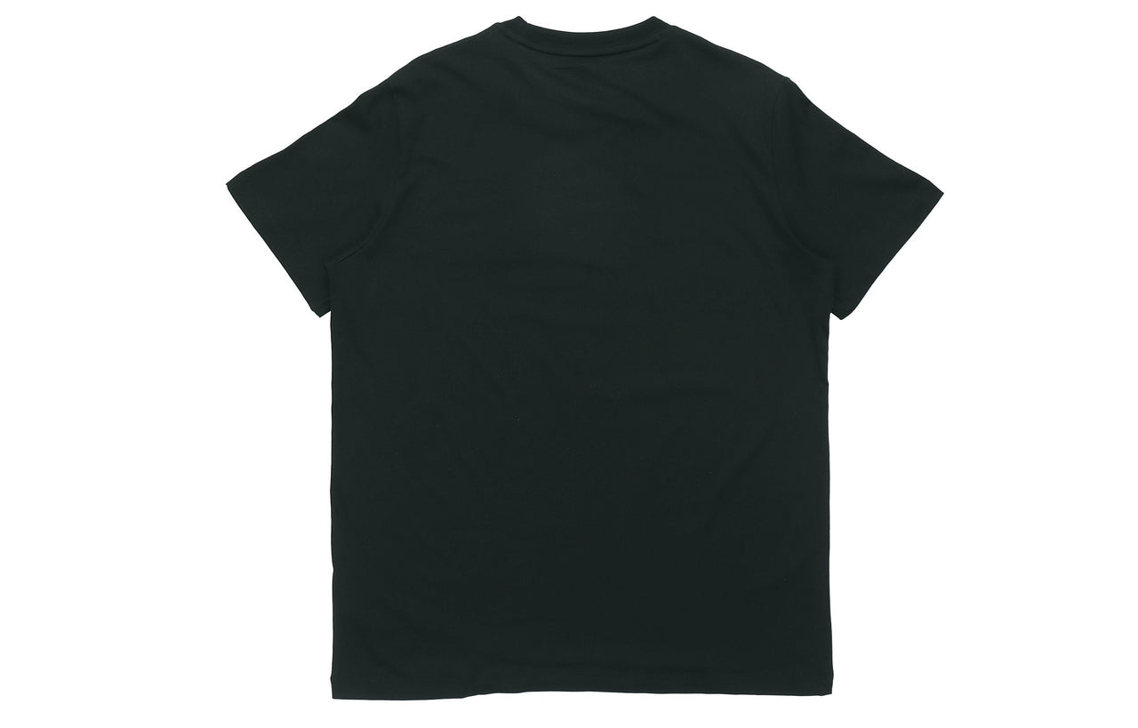 PUMA Fuslon Minimalistic Chest Alphabet Logo Label Short Sleeve Black 582687-01