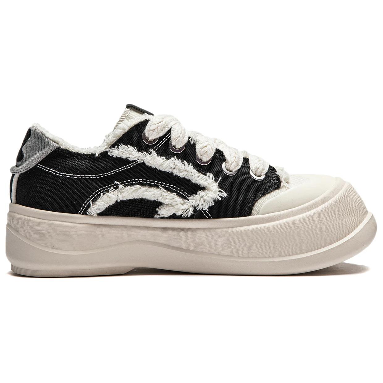 (WMNS) Li-Ning Sugar Platform 'Black Creamy White' AGCU046-1