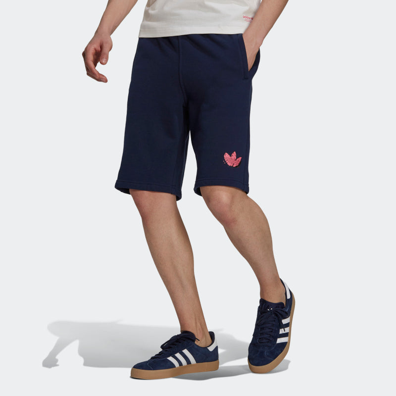 adidas originals 5 As Short Logo Printing Skateborad Sports Short Pant Male Green H13439