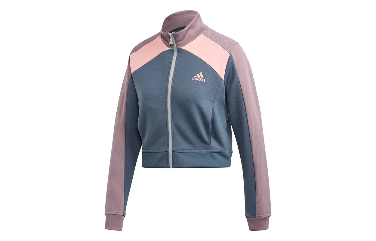 (WMNS) adidas Multi Sport Track Top Jacket Asia Sizing 'Blue Purple' GG6721