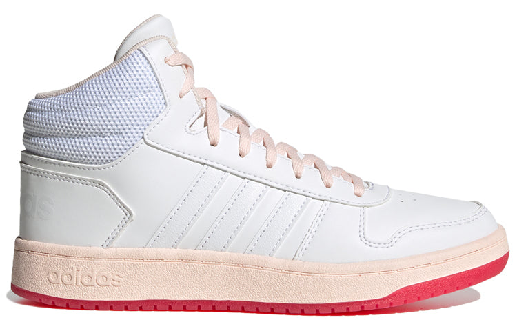 (WMNS) adidas Hoops 2.0 Mid 'White Power Pink' FW9355
