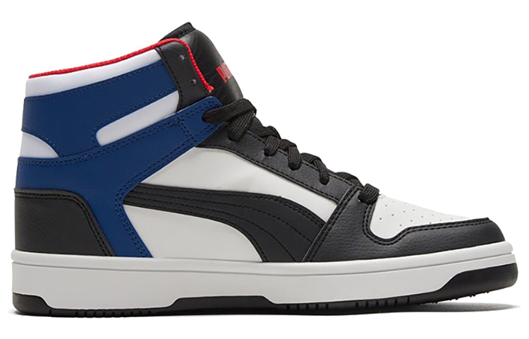 PUMA Rebound LayUp Black/Red/Blue Mid 369573-18
