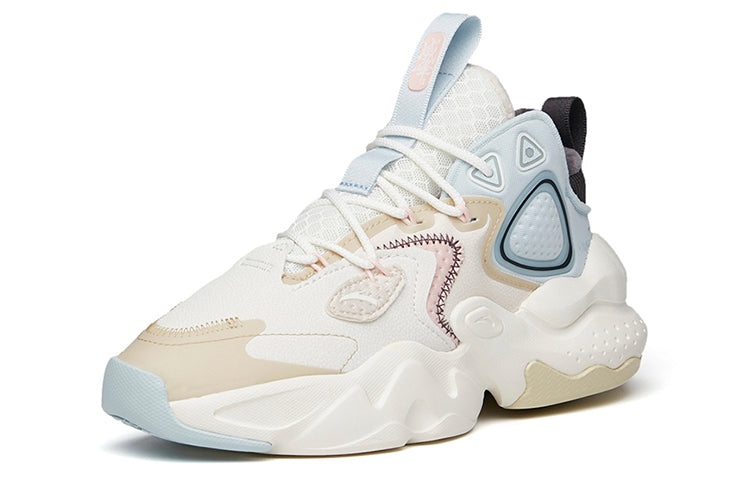 (WMNS) ANTA Baodao Wai Feng 2 Mid 'White Blue' 122148901-1