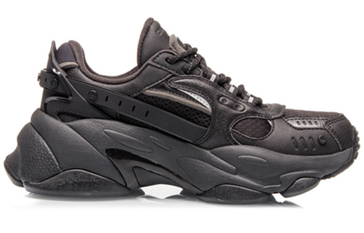(WMNS) Li-Ning Countflow Alien Silk Road MiYuSiLu x Dunhuang Museum 'Black' AGLQ162-1