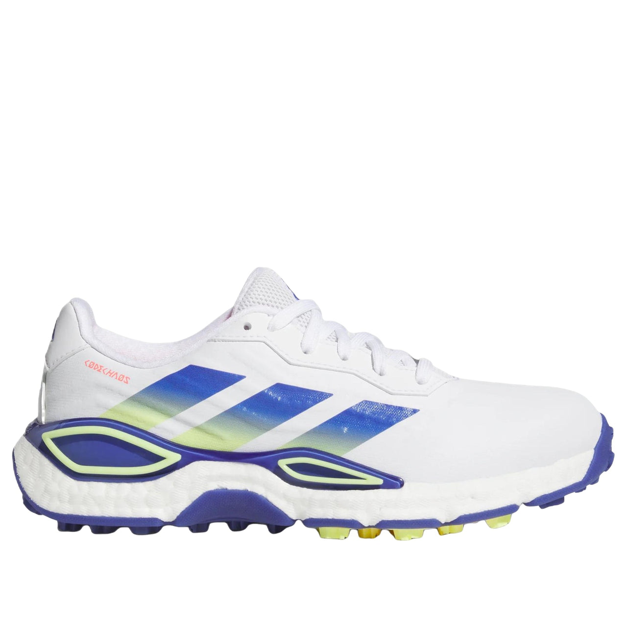 (WMNS) adidas Codechaos 27 Spikeless Golf 'White Dual Indigo Frozen Lemon' KI5750