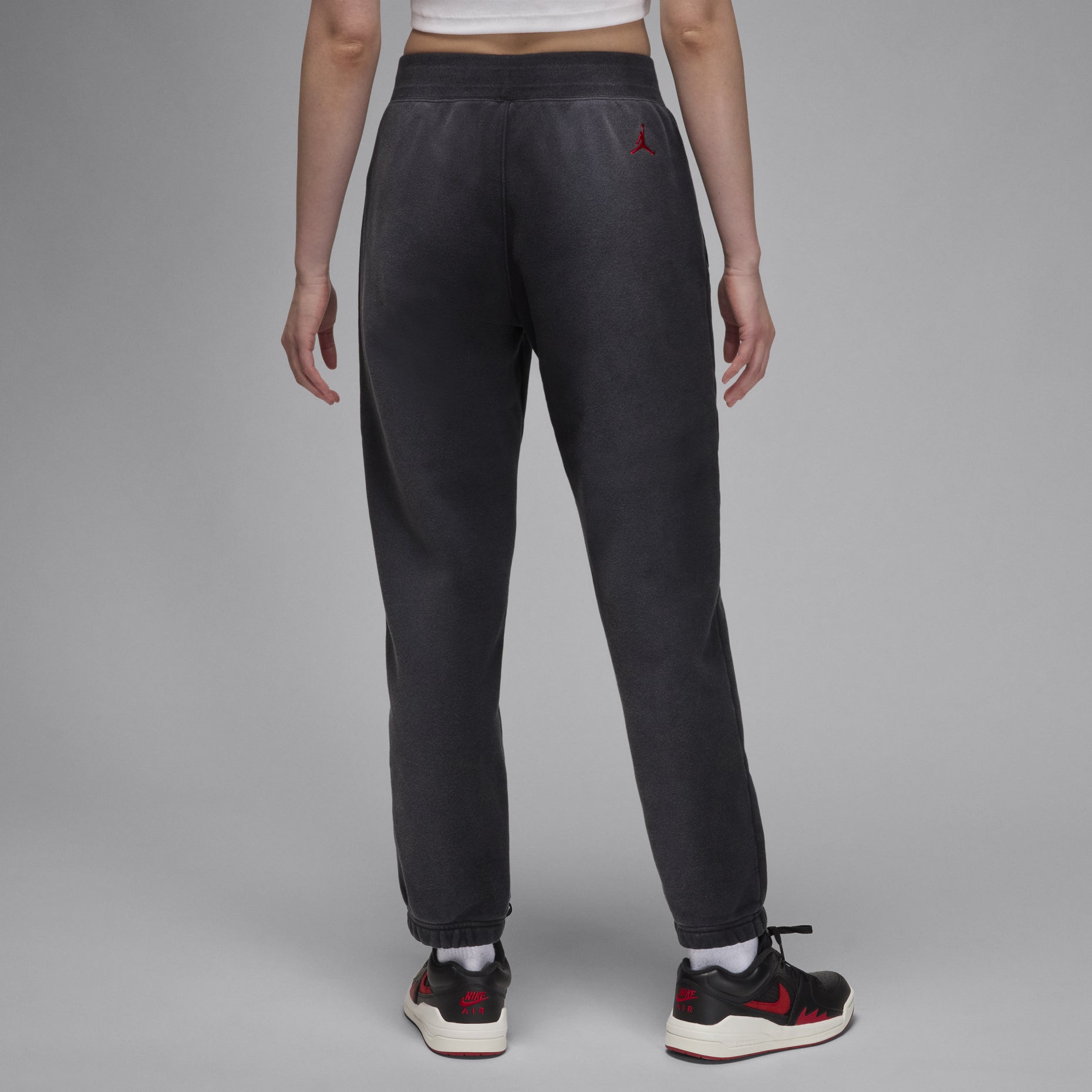 (WMNS) Air Jordan Flight Fleece Pants Asia Sizing 'Black' FV7069-010