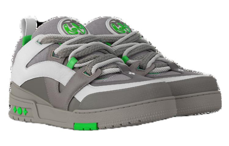 (WMNS) LOUIS VUITTON Skate Sneakers 'Grey Green' 1ABZ4P