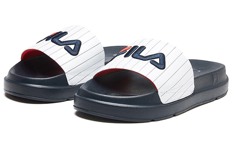 (WMNS) FILA wedge sandal Blue/White F12W024610FWN