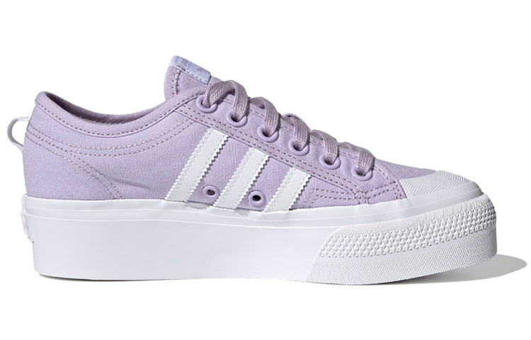(WMNS) adidas Nizza Platform 'Purple White' FV5455