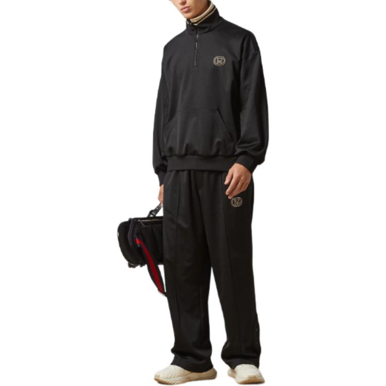 Gucci Technical Jersey Half Zip Jacket 'Black' 768614-XJF4A-1043