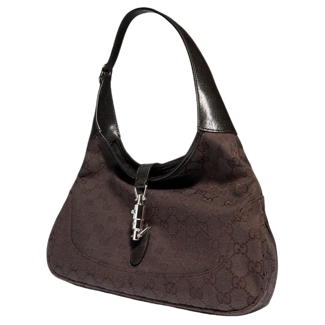 (WMNS) Gucci Jackie 1961 Medium Shoulder Bag 'Brown' 863136-FAFV4-2543