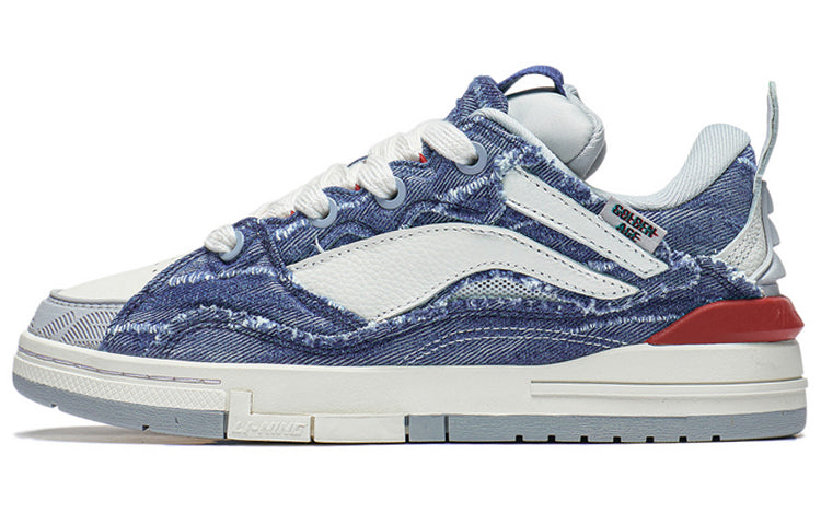 (WMNS) Li-Ning Superwave Golden 'Denim Blue White' AECS074-10
