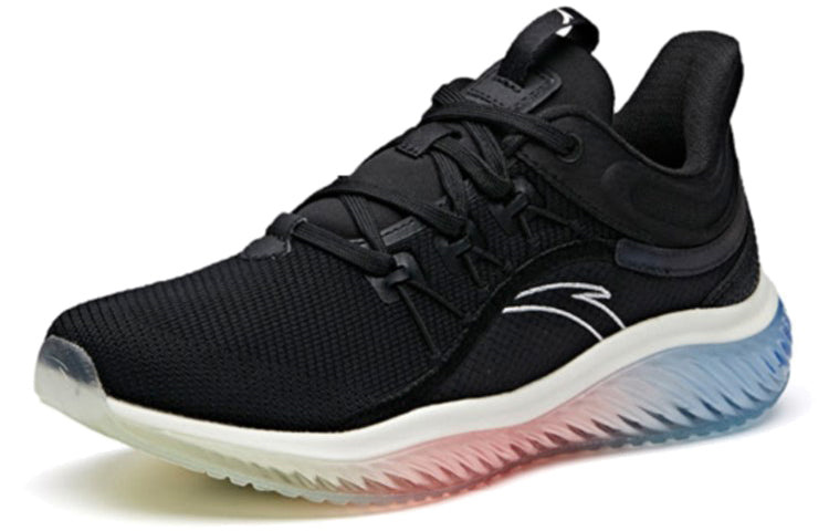 (WMNS) ANTA Running Series Sneakers 'Black White' 12945501-1