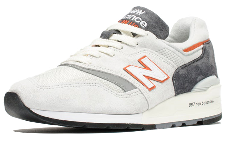 New Balance 997 Made In Usa 'White Grey Orange' M997CSEA