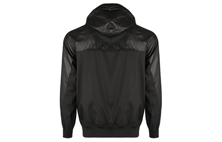 Men's KENZO SS21 Long Sleeves Hooded Jacket Black FB55BL1511NG-99