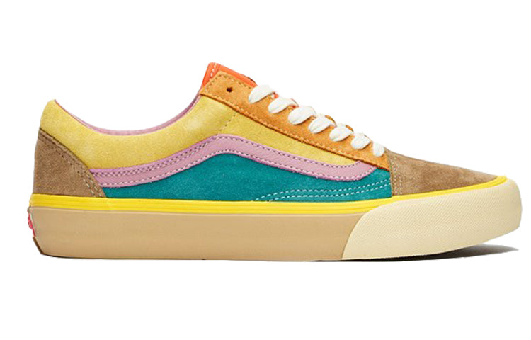 Vans Old Skool VLT LX 'Yellow Blue Brown' VN0A4BVFVYL