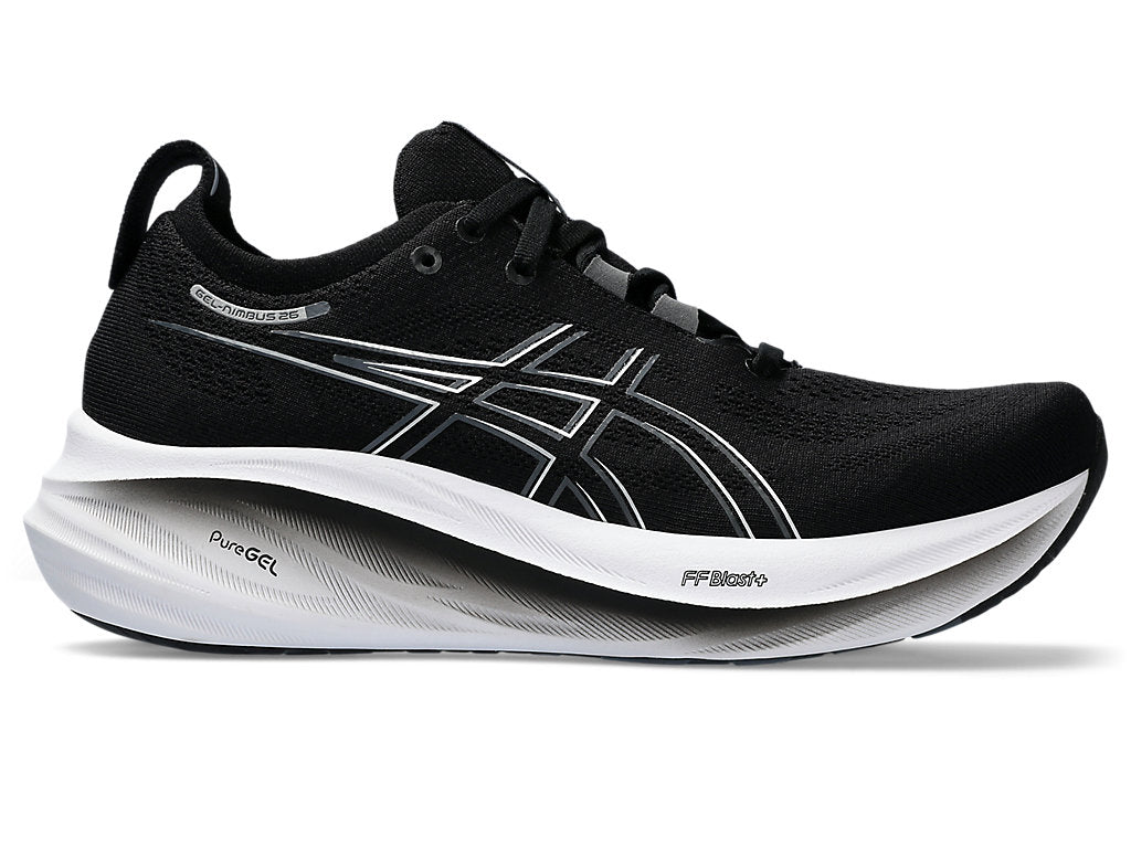 (WMNS) ASICS Gel-Nimbus 26 Wide 'Black Graphite Grey' 1012B602-001