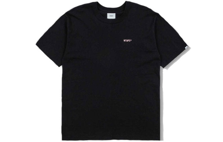 WTAPS GPS TEE SPOT Letters Short-Sleeve Unisex Black 192PCDT-ST06S