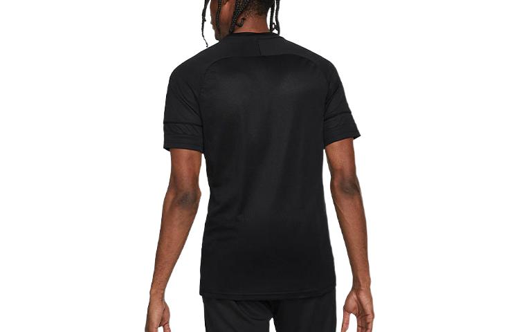 Men's Nike Solid Color Quick Dry Pullover Short Sleeve Black T-Shirt CW6102-011