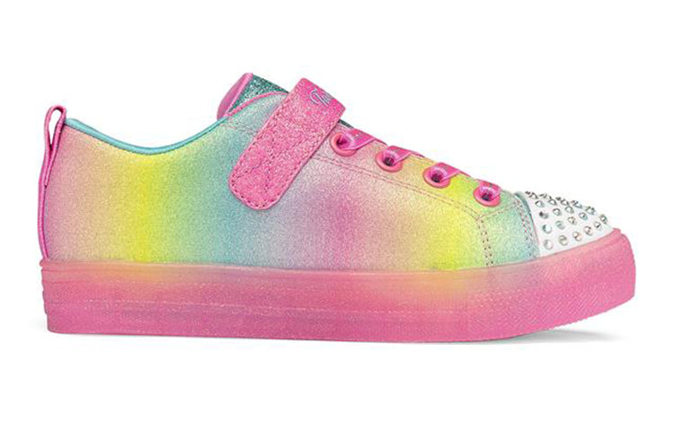 (GS) Skechers Shuffle Brights 'Pink Multi' 314255L-MLT
