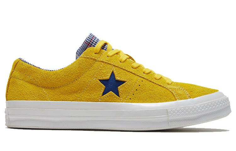 Converse One Star Suede Seasonal Colors Ox 'Amarillo/Rush Blue' 166848C