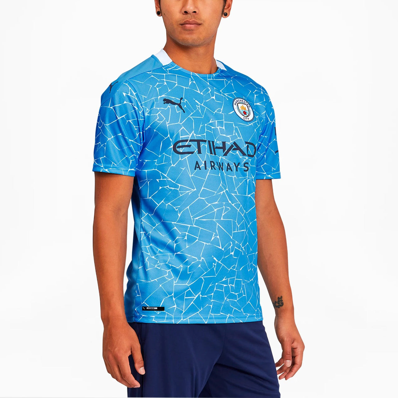 PUMA Manchester City 20/21 Fan Edition Home Jersey 'Sky Blue' 757058-01