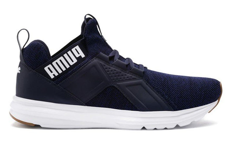 PUMA Enzo Knit Low Top Running Shoes Blue/White 191635-05