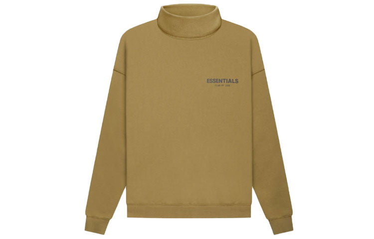 Fear of God Essentials FW21 Pullover Mock Neck Sweatshirt 'Amber' FOG-FW21-012