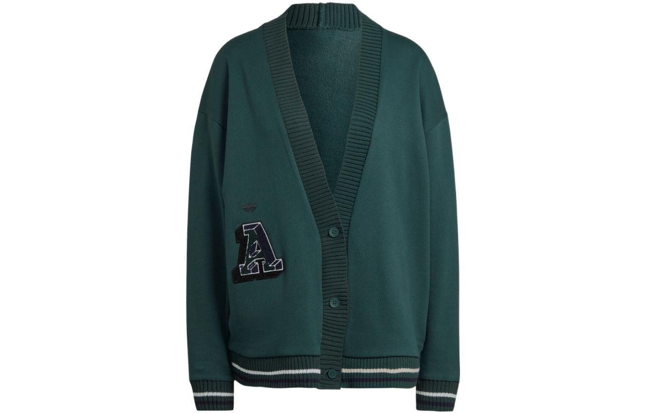 (WMNS) adidas Originals Class of 72 Cardigan Asia Sizing 'Green' IA8322