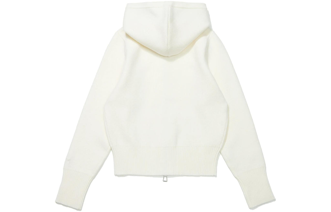 (WMNS) Li-Ning Rijindoujin Embroidered Cartoon Hooded Jacket 'Beige' AMBT014-4