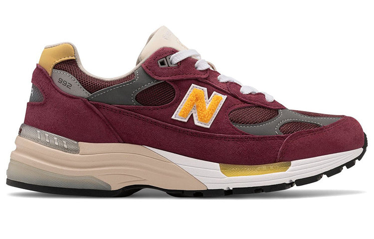 حذاء New Balance 992 صنع في الولايات المتحدة الأمريكية "بورجوندي" M992CA
