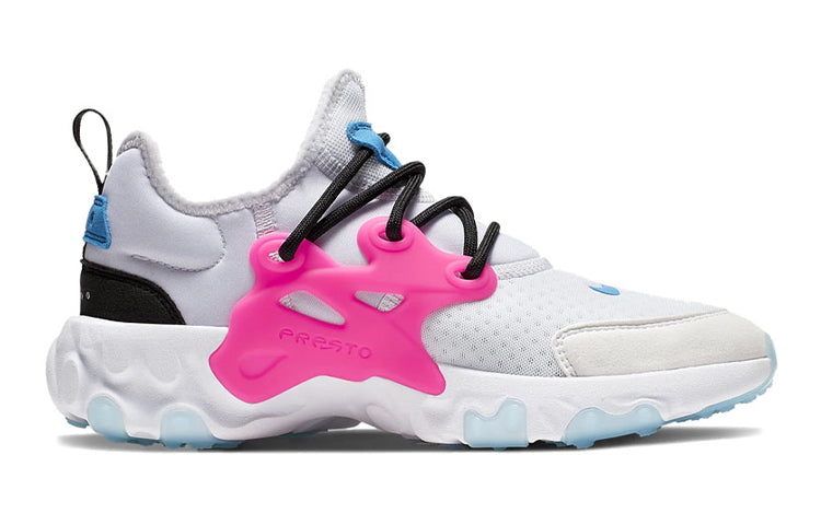 (GS) Nike React Presto 'White Hyper Pink' BQ4002-101