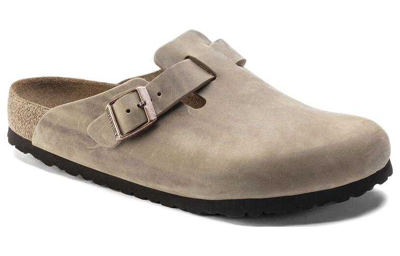 Birkenstock Boston Soft Footbed Regular 'Oiled Leather Tobacco Brown' 1018147