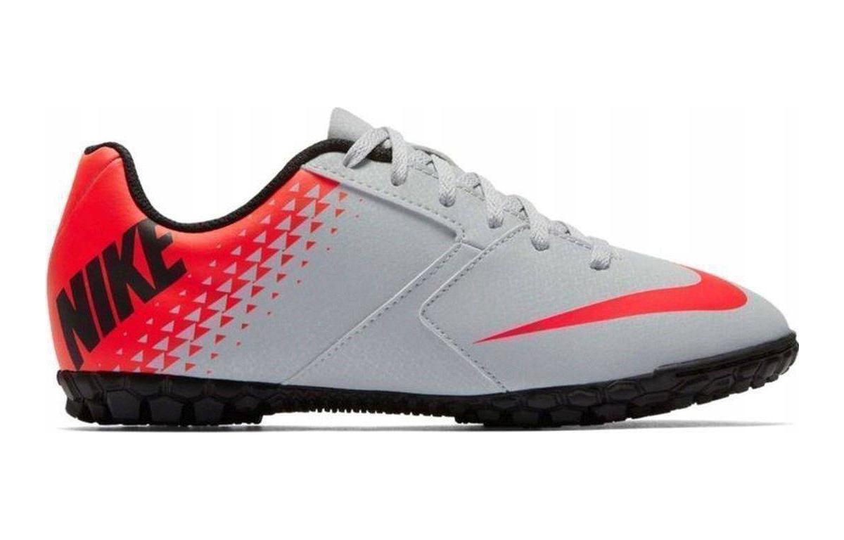 (GS) Nike BombaX TF Turf 'Gray Red' 826488-006