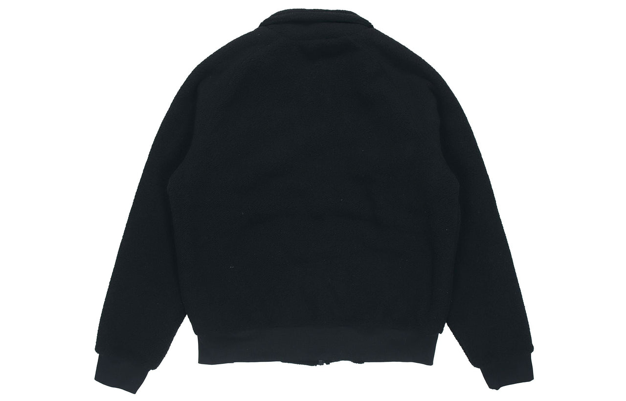 Nike SB Sherpa Casual Zipper Design lapel Skateboard Jacket Black DM0873-010